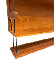 Mid-Century Modern Wall Mounted Shelf by Walter Wirtz for Wilhelm Renz, 1960s